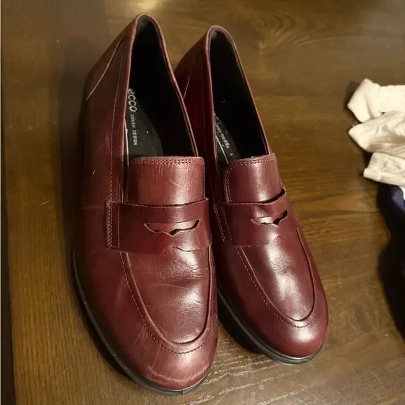 ECCO Leather Loafer SIZE 8.5 - Picture 7 of 12